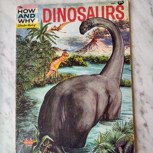 1971 The How And Why Wonder Book Of Dinosaurs Darlene Geis Kenyon Shannon